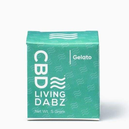 CBD Living Dabz Shatter - Gelato 500 mg